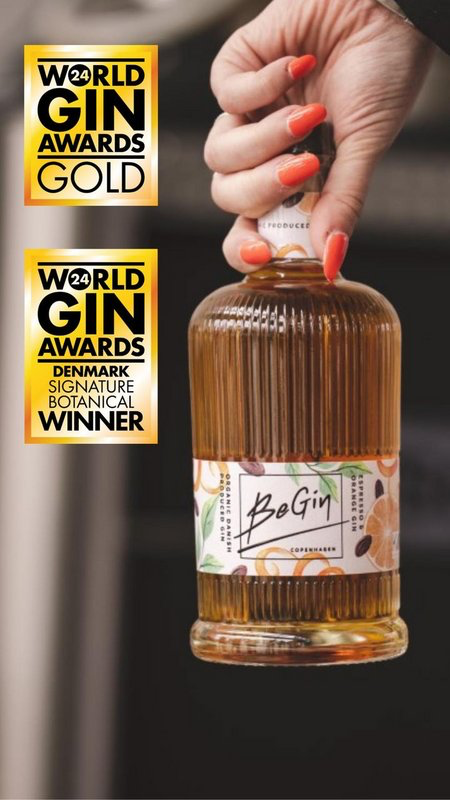 BeGin - Gold; Winner - World Gin Awards - Denmark - 2024