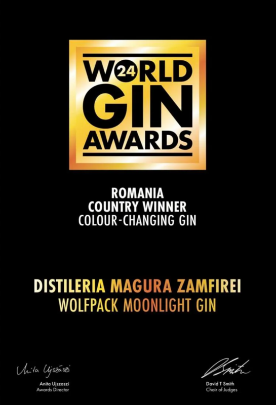 WOLFPACK MOONLIGHT GIN - Country Winner - WORLD GIN AWARDS - Romania - 2024