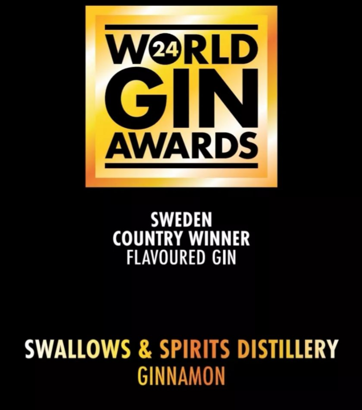 GINNAMON - Country Winner - World Gin Awards - Sweden - 2024