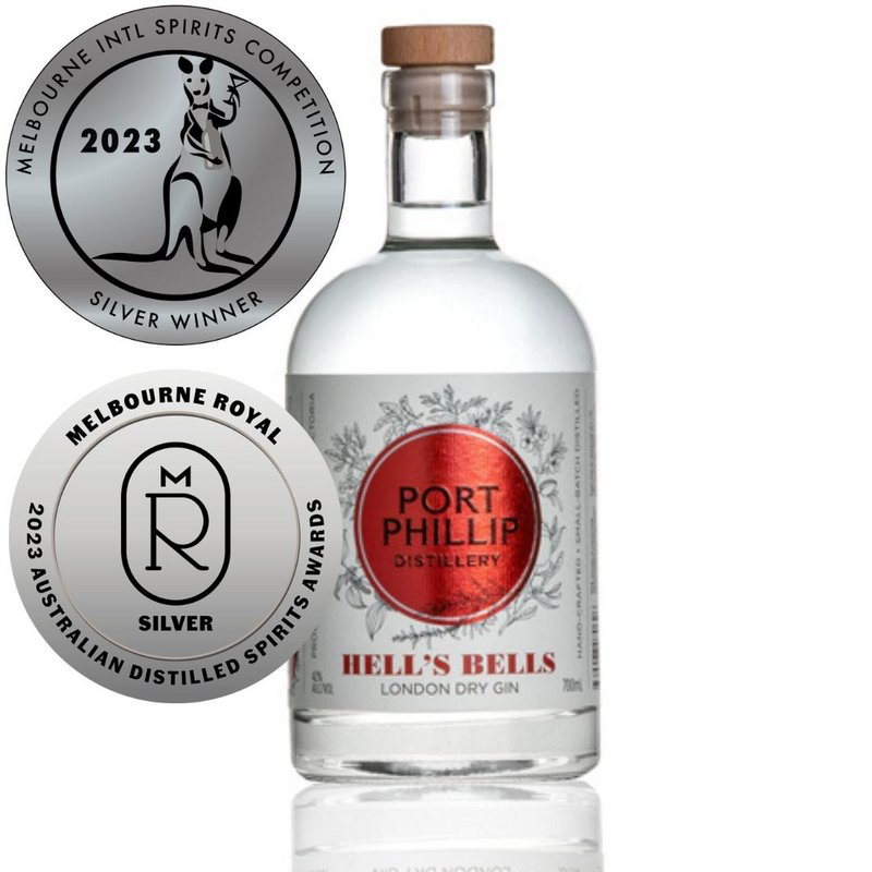 Hell's Bells London Dry Gin - Silver - Melbourne Intl Spirits Competition - Australia (Melbourne) - 2023