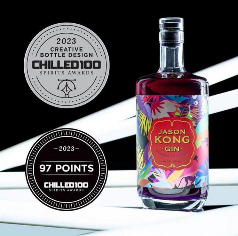Jason Kong Gin - Creative Bottle Design - Chilled100 Spirits Awards - 2023