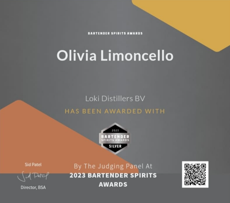 Olivia Limoncello - Silver - Bartender Spirits Awards - 2023