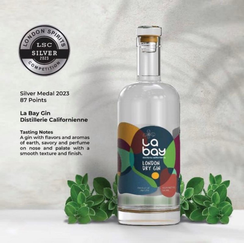 La Bay Gin (London Dry Gin) - Silver - London Spirits Competition (LSC) - London - 2023