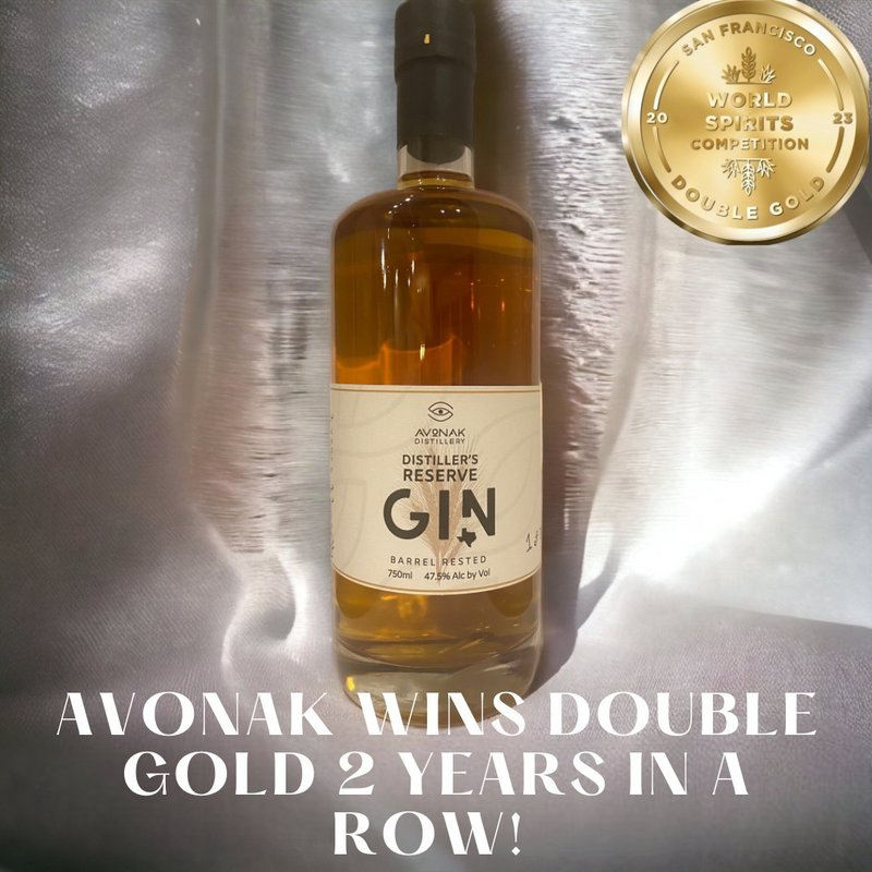 Distiller's Reserve Gin (Barrel Rested) - Double Gold - San Francisco World Spirits Competition - San Francisco - 2023