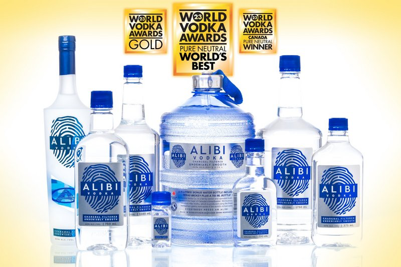 ALIBI Vodka - Gold; World's Best; Winner - World Vodka Awards - 2023