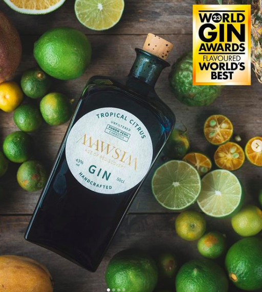 Mawsim Gin (Tropical Citrus) - World's Best - World Gin Awards - 2023