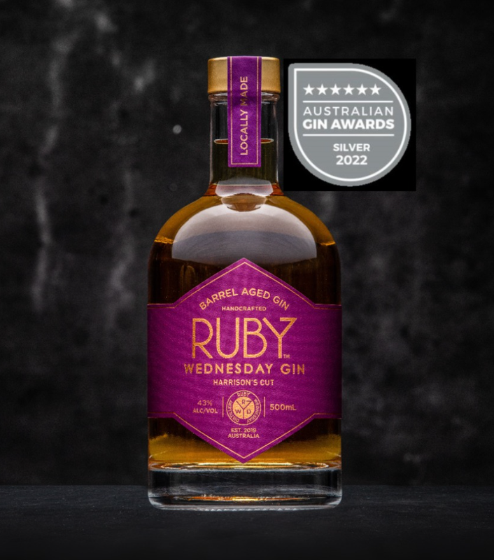 Ruby Wednesday Gin (Harrison’s Cut) - Silver - Australian Gin Awards - Australia - 2022