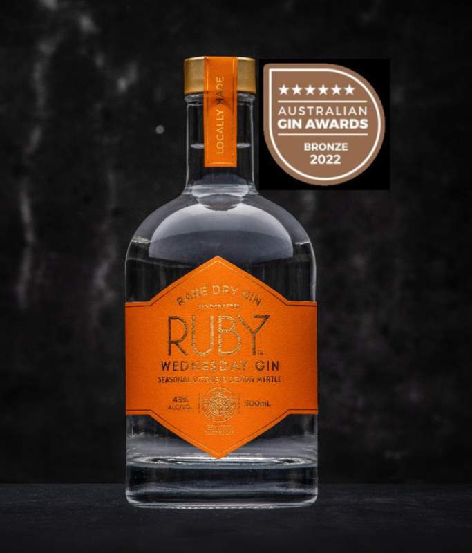 Ruby Wednesday Gin - Bronze - Australian Gin Awards - Australia - 2022