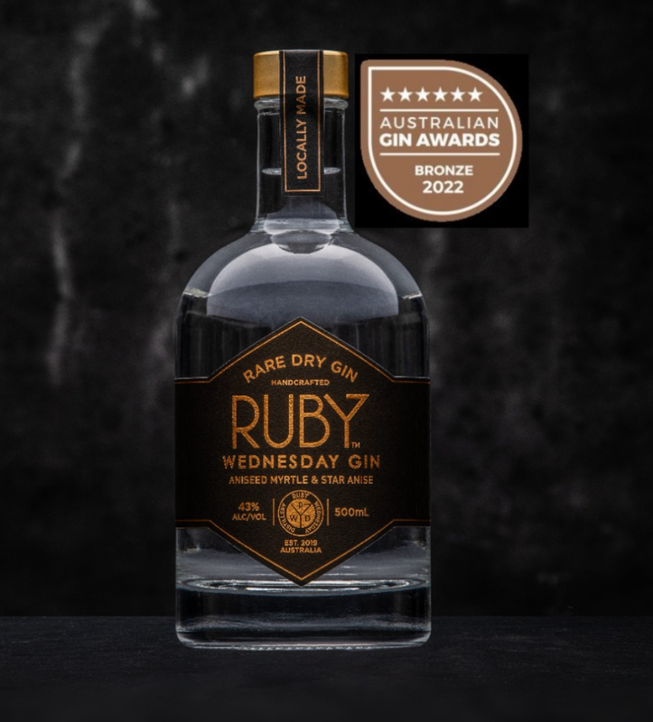 RUBY Wednesday Gin - Bronze - Australian Gin Awards - Australia - 2022