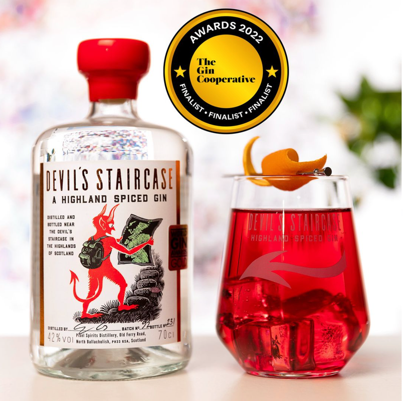 Devil's Staircase (A Highland Spiced Gin) - Finalist - The Gin Cooperative Awards - 2022