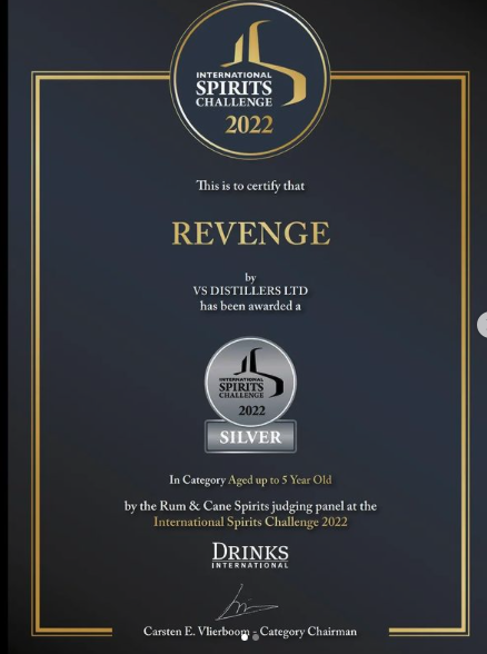 REVENGE - Silver - International Spirits Challenge - 2022