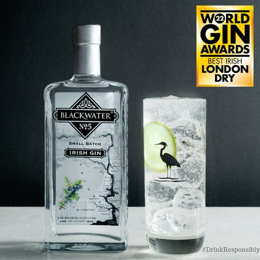 Blackwater No.5 Small Batch Irish Gin - Best Irish London Dry - World Gin Awards - Irish - 2022