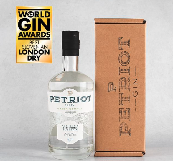 PETRIOT Gin (London Dry) - Best Slovenian London Dry - World Gin Awards - Slovenia - 2022