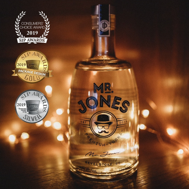 Mr. Jones Premium Vodka - Consumers' Choice Award - SIP Awards - 2019