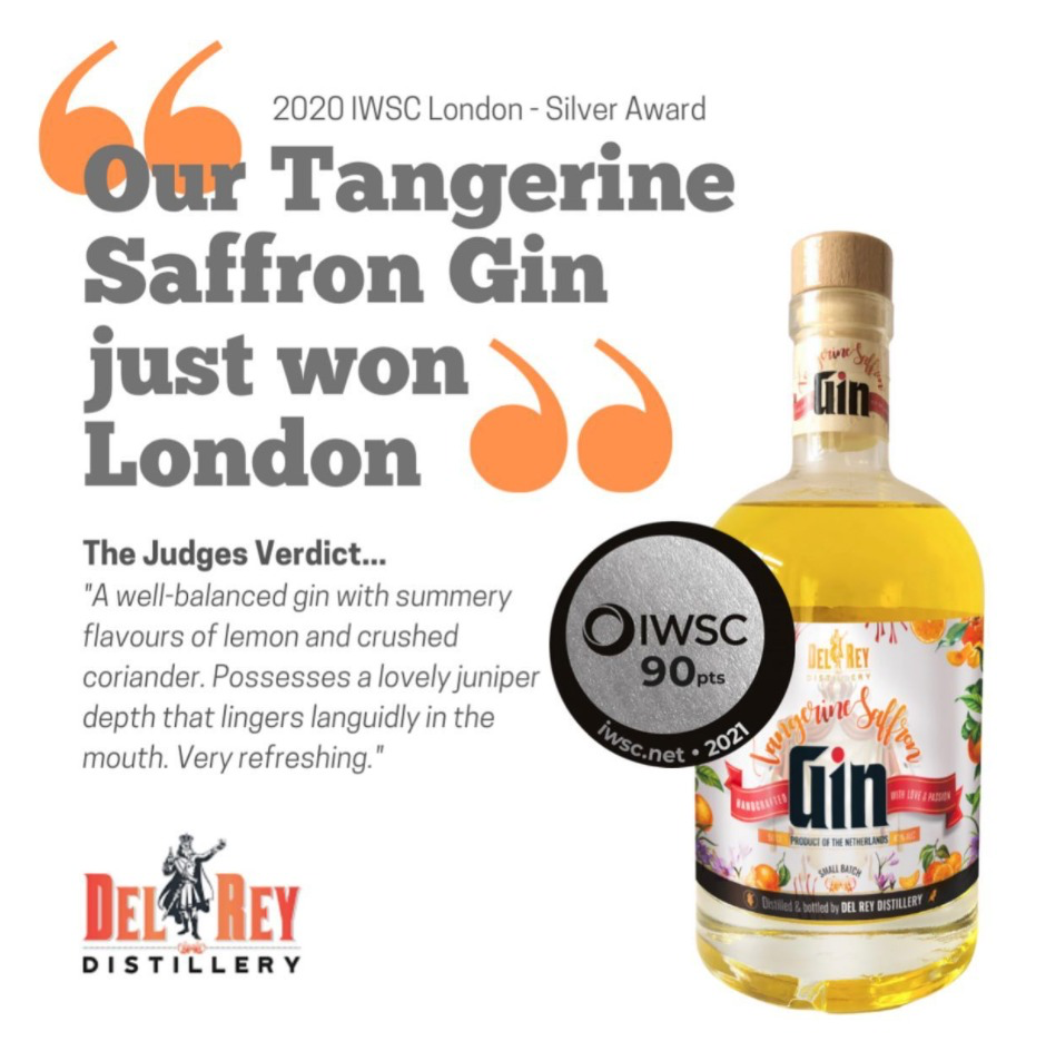Tangerine Saffron Gin - Silver - IWSC London - London - 2020