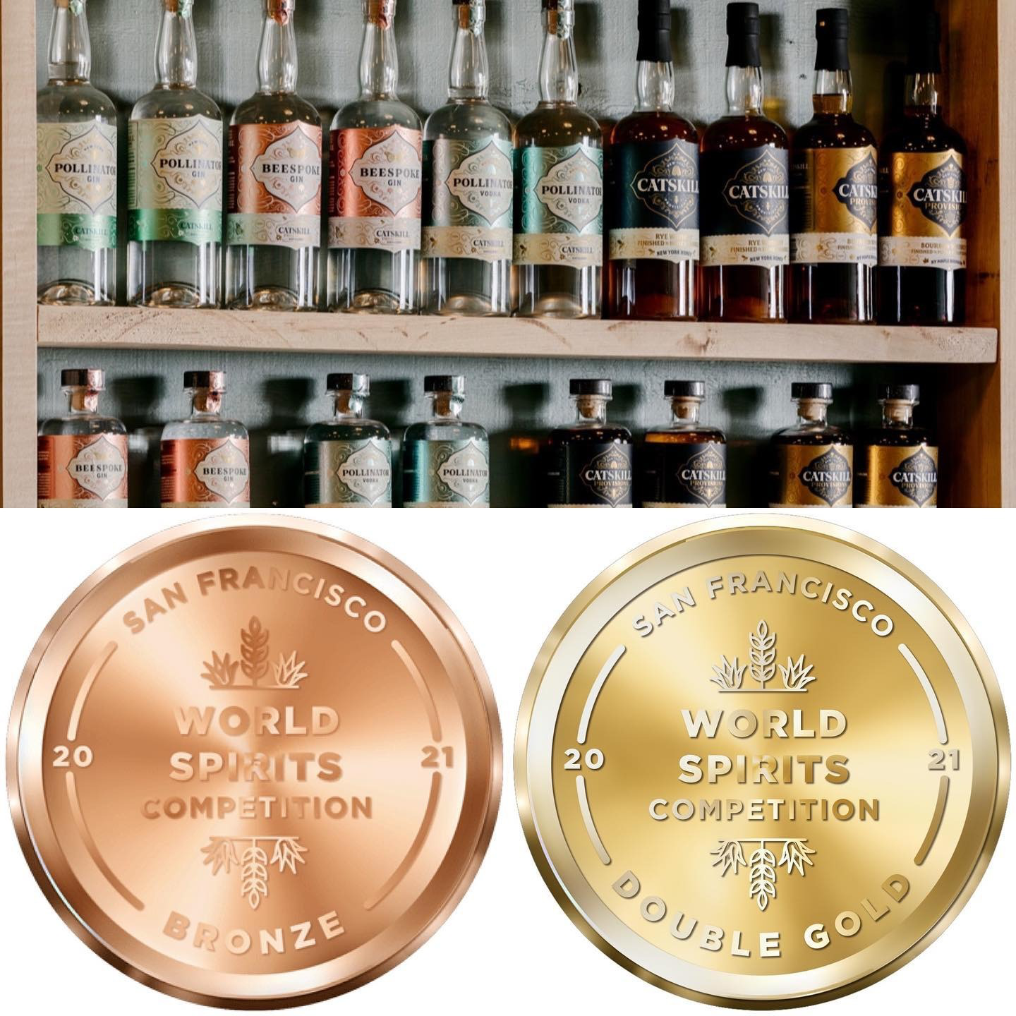 Award winner - Bronze; Double Gold - San Francisco World Spirits Competition - San Francisco - 2021