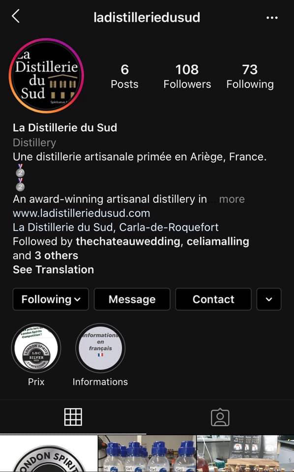 La Distillerie du Sud - Silver - London Spirits Competition