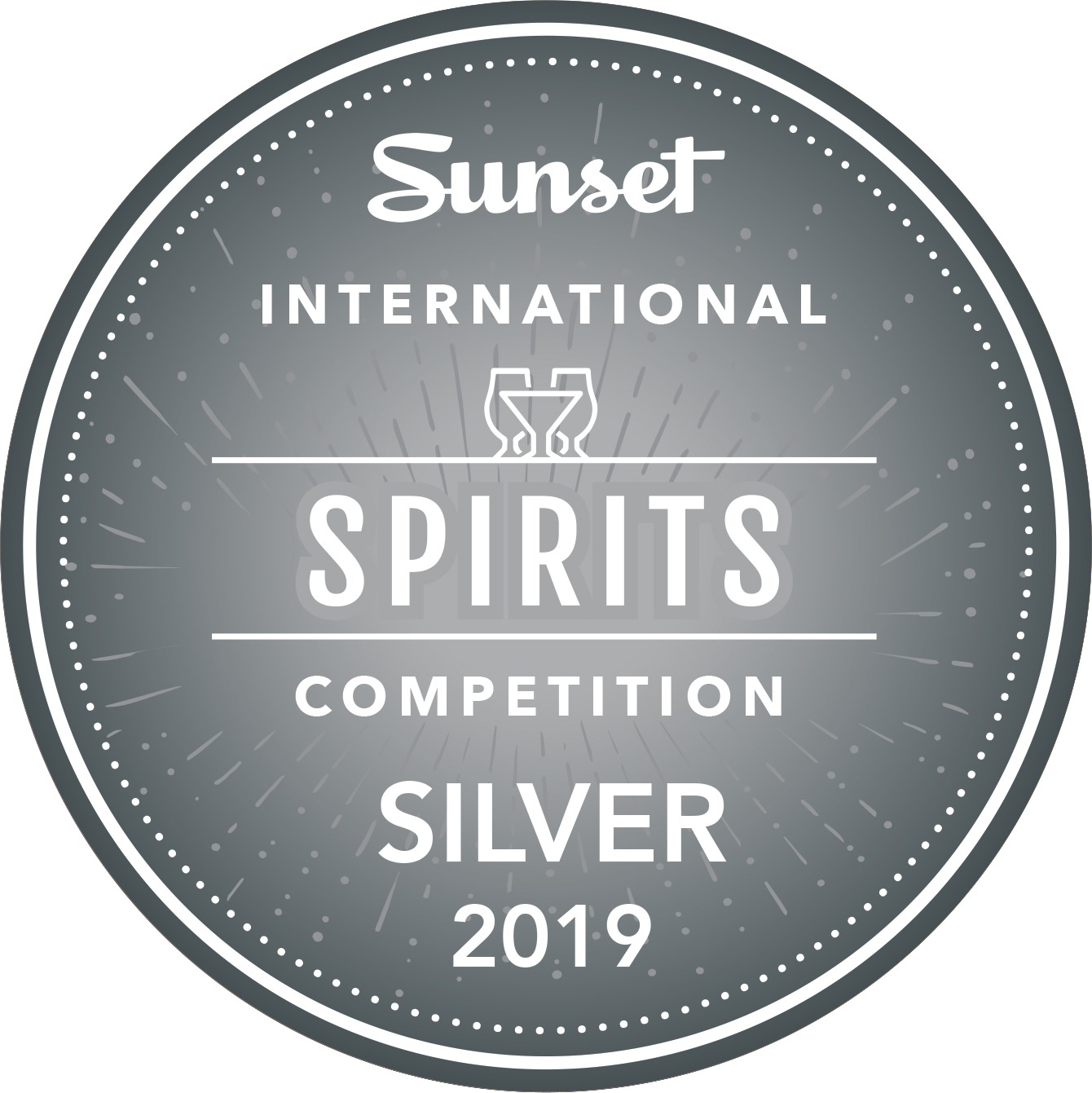 Award winner - Silver - Sunset International Spirits Competition - 2019