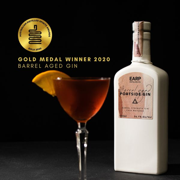 Barrel Aged Portside Gin - Gold - Australian Distilled Spirits Awards - Australia - 2020