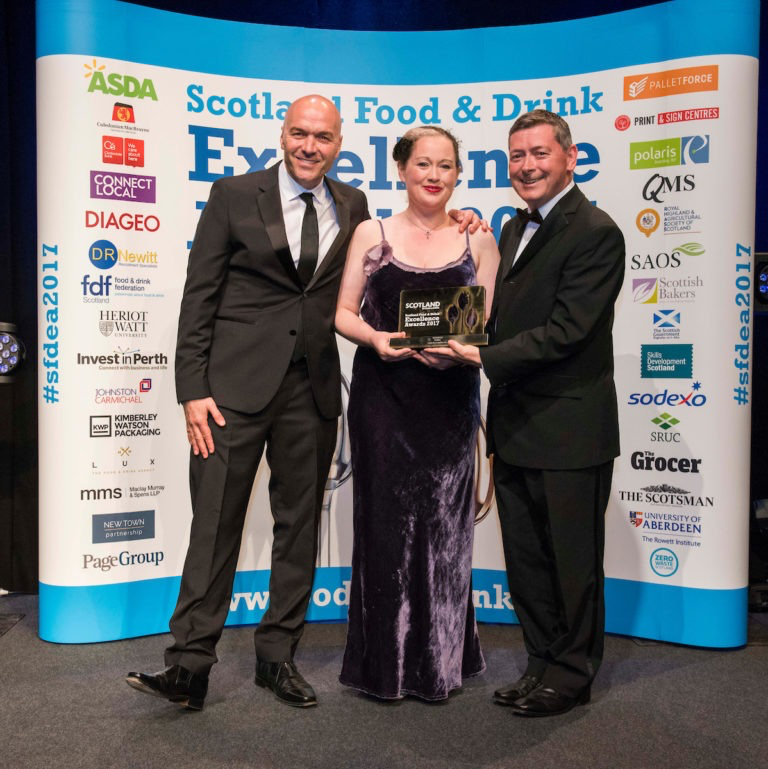 Award winner - Scotland Food & Drink Excellence Awards 2017 - Scotland Food & Drink Excellence Awards - Scotland - 2017