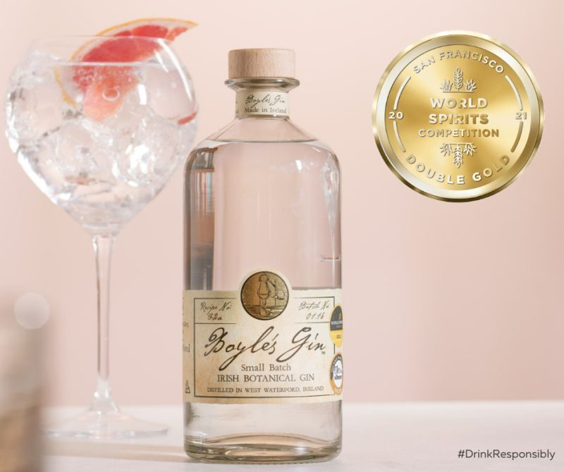 Boyle's Gin - Double Gold - San Francisco World Spirits Competition - San Francisco - 2021