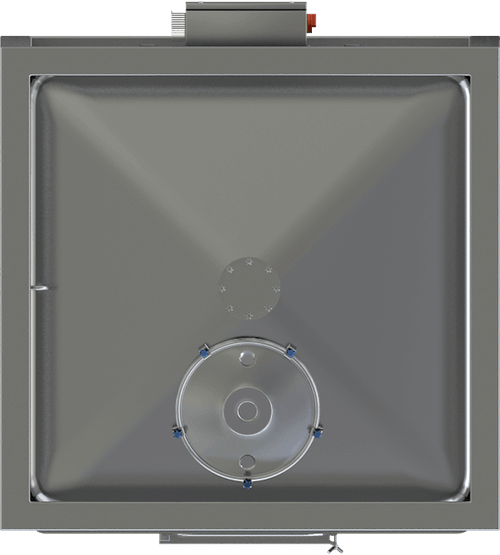 Top view of the square iStill Fermenter