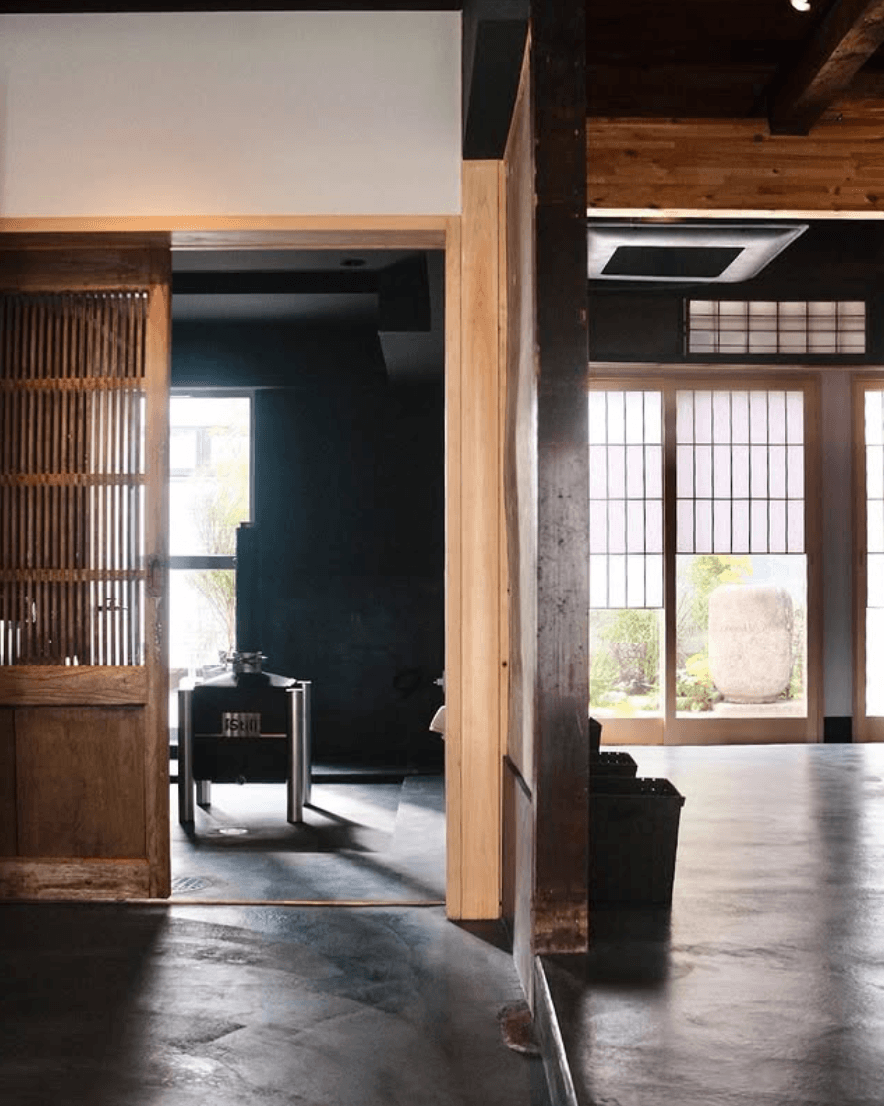 iStill equipment inside a Japanese distillery interior.