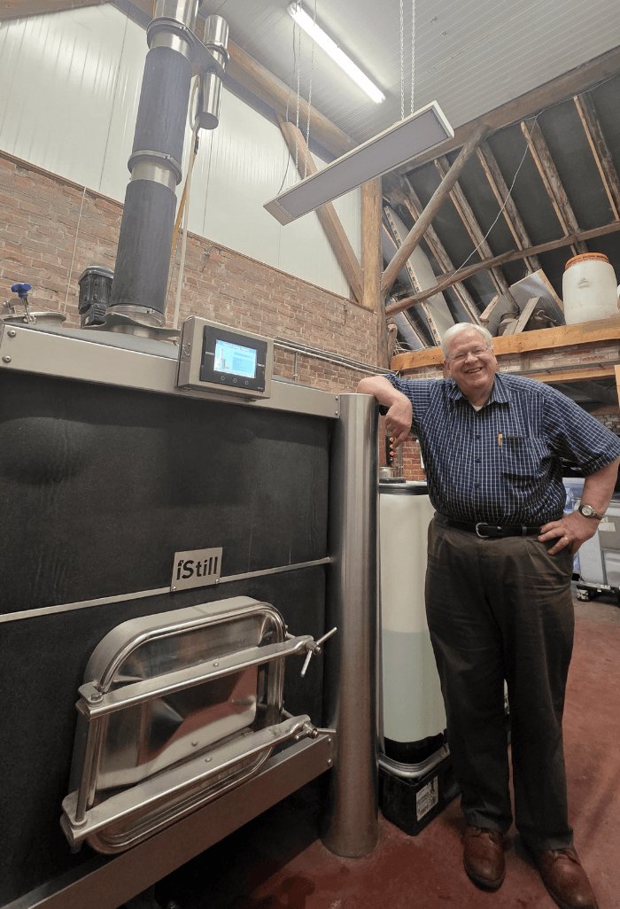 iStill team member visiting a Japanese distillery.