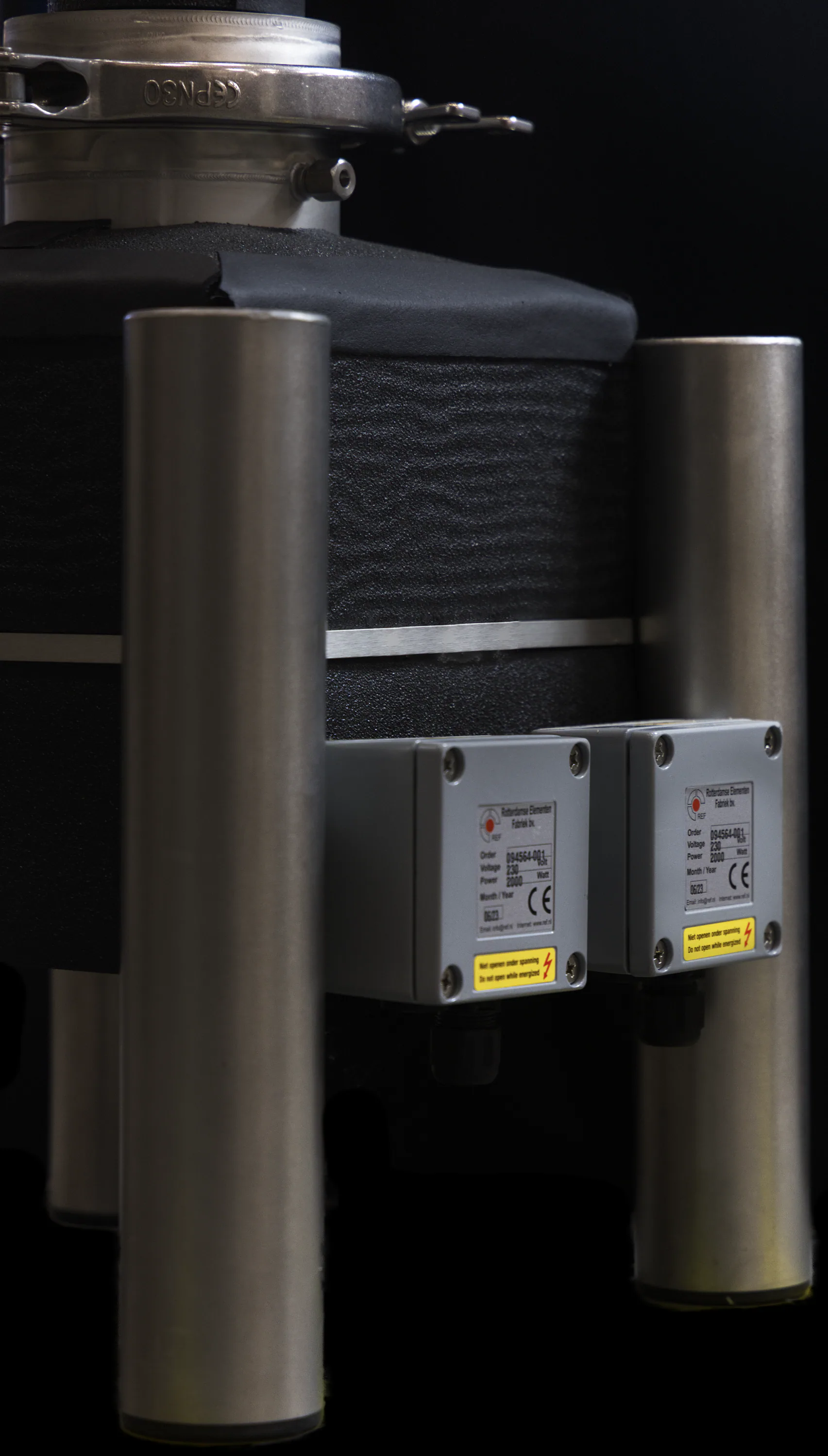 Rear view of the iStill Mini system