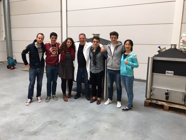 Students from the University of Lille visit the Amsterdam iStill Center.
