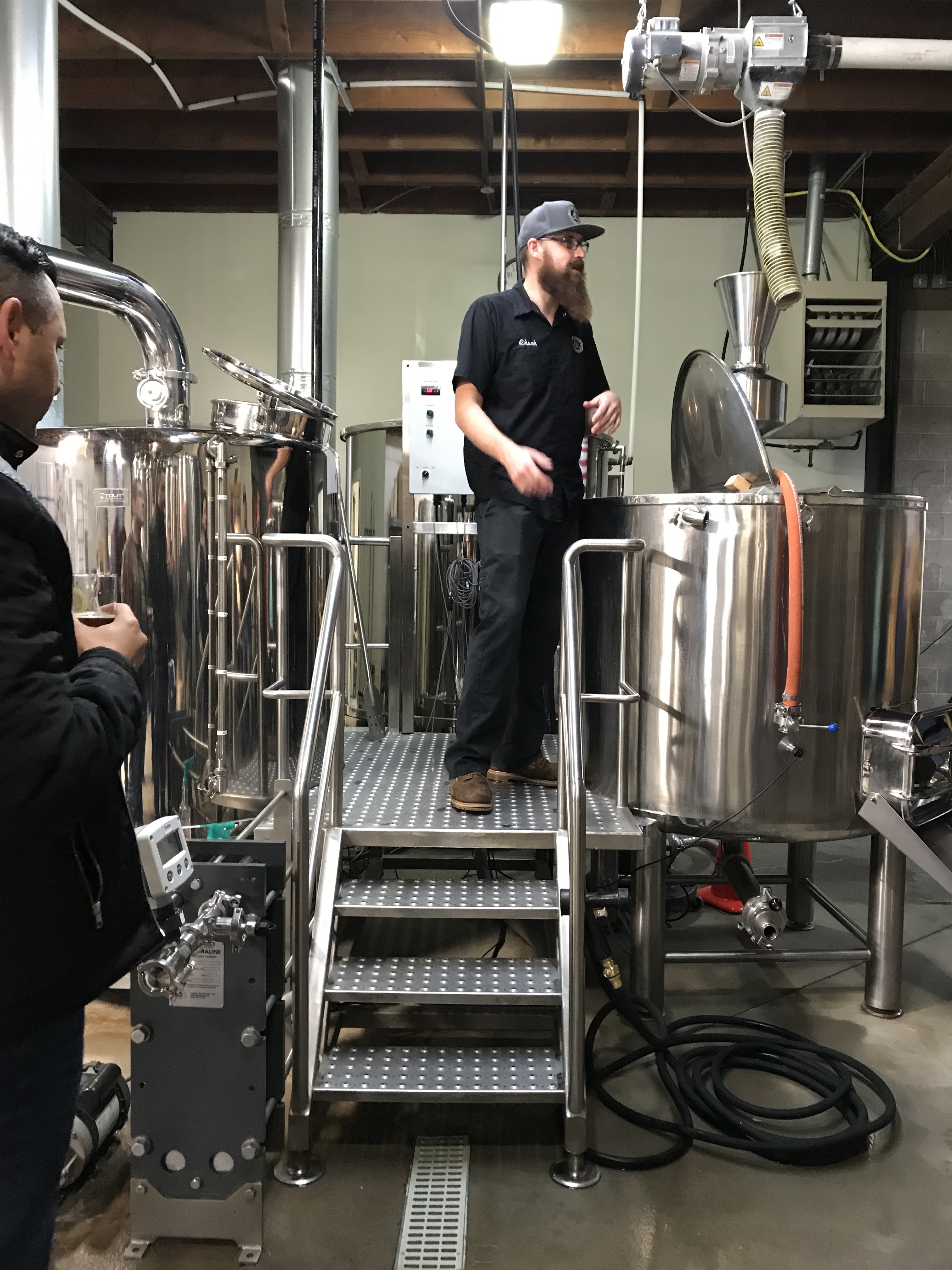 Exploring mashing and brewing during the Utah workshop.