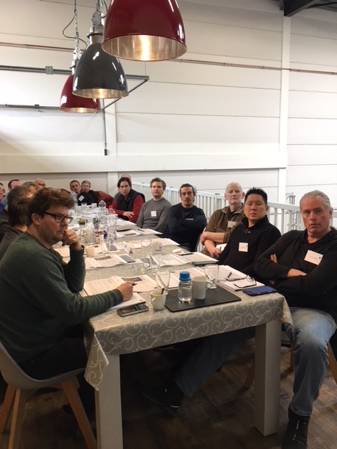 A classroom full of distillers learning advanced techniques.