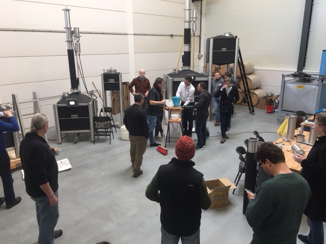 Learning to prepare malted barley for single malt whisky.