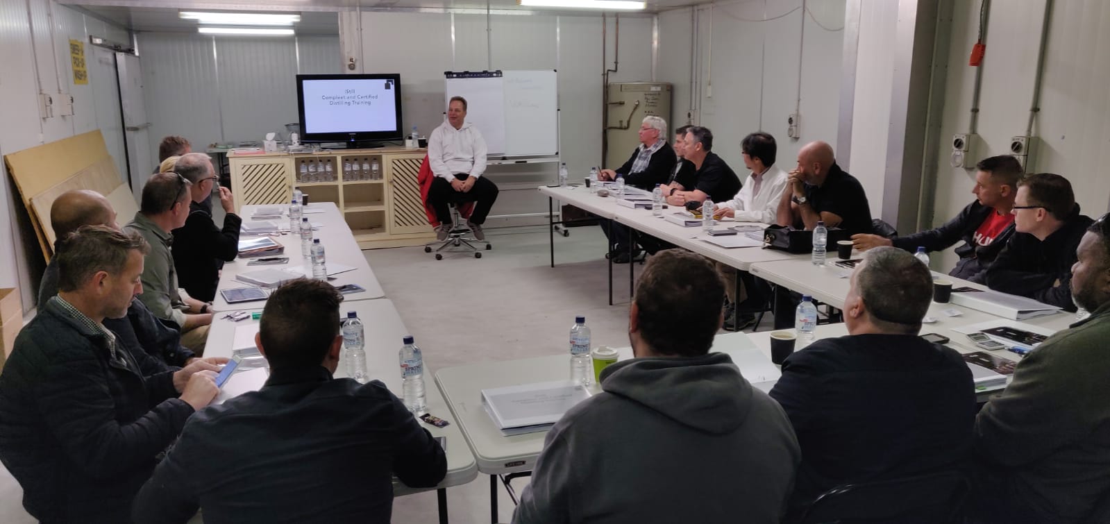 Odin and the students at the four-day Australian workshop.
