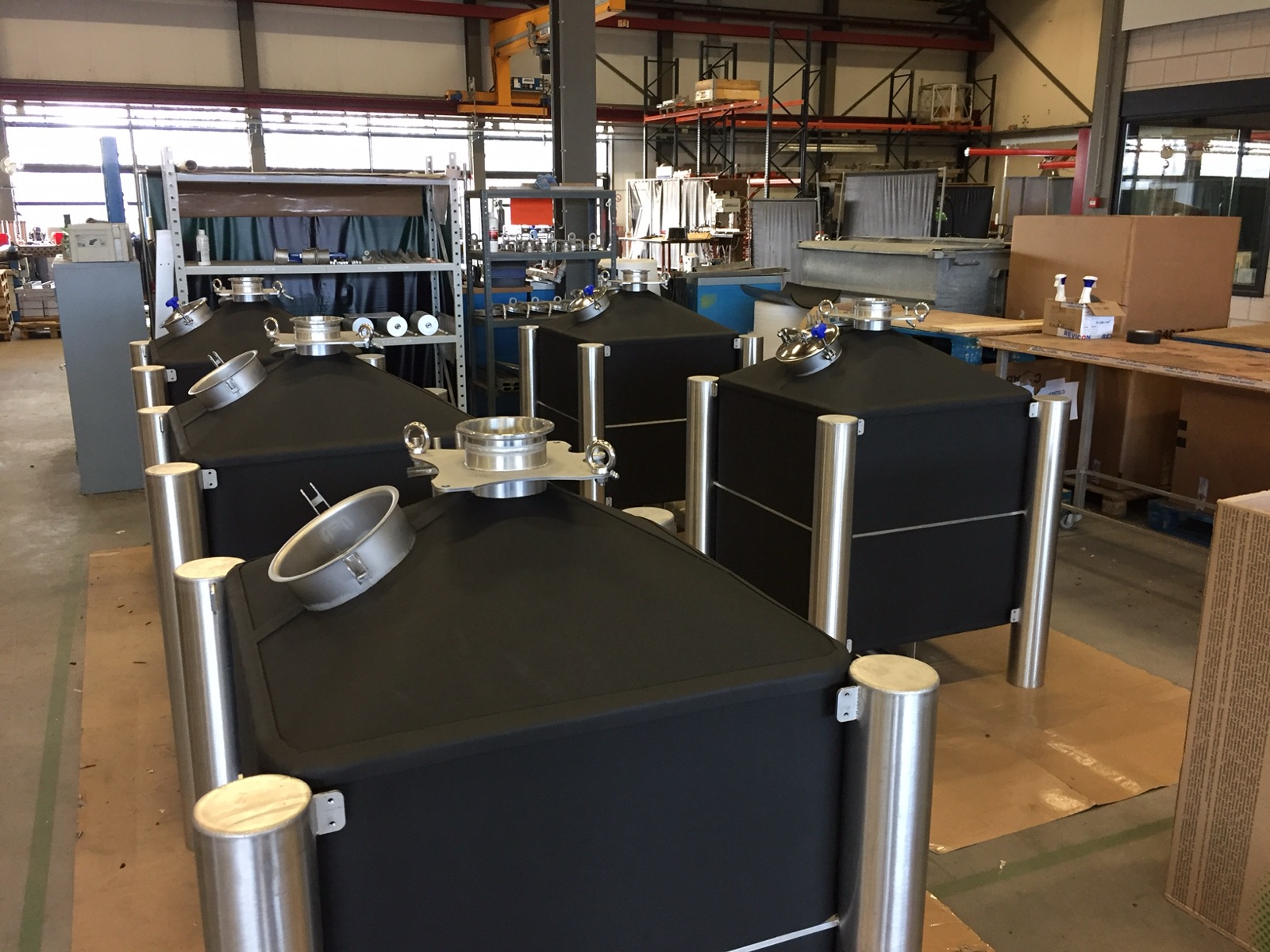 Five NextGen 500 boilers in production at the Dutch factory in 2017